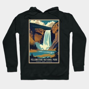 Yellowstone National Park Vintage Poster Hoodie